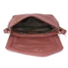 Braided Boho Crossbody - Charming Charms Dove+PEACE - berry - Image 4