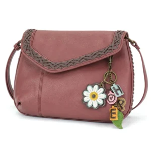 Braided Boho Crossbody - Charming Charms Daisy+HOPE - berry