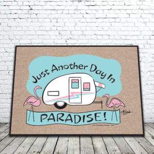 PARADISE FLAMINGO MAT