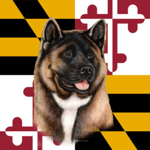 AKITA BEST OF BREED - GARDEN FLAG
