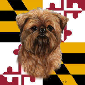 BRUSSELLS GRIFFON BEST OF BREED - GARDEN FLAG