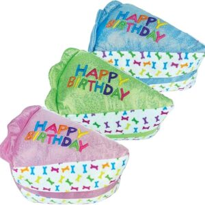 three birthday hats with the words happy birthday on them